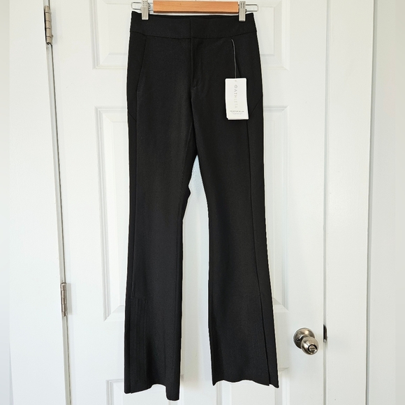 Athleta Stellar Flare Trouser Black Athleisure Stretch Pants NWT XS 0 - Picture 5 of 12